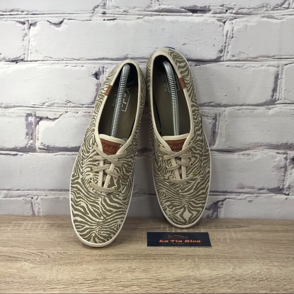 Keds Champion Tiger Animal Print Canvas Sneakers - Picture 6 of 8